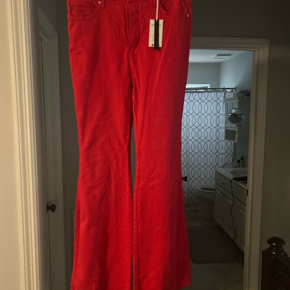 Judy Blue Red Flare & Wide Leg Jeans